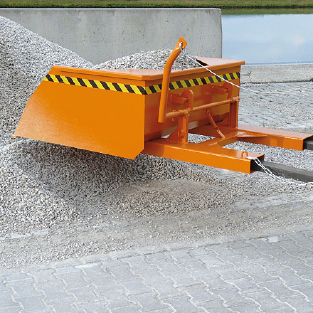 Produktabbildung Nr. 4: Pelle godet Eichinger® avec entrées de fourche fermées pour chariot élévateur, 1 500 kg, 300 litres gris anthracite