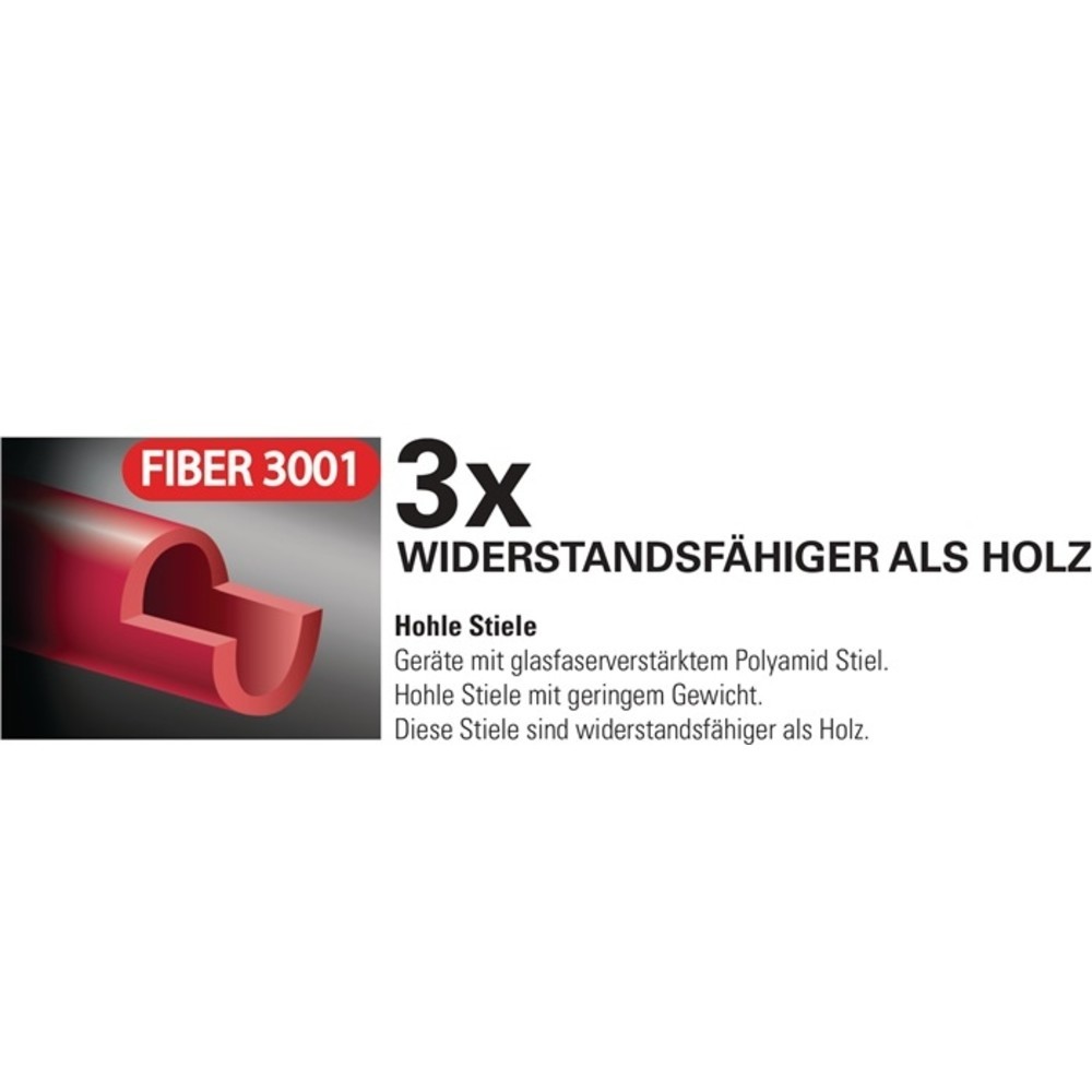 Produktabbildung Nr. 2: Fourche à fumier longueur des dents 320 mm 4 dents manche en T en fibre de verre