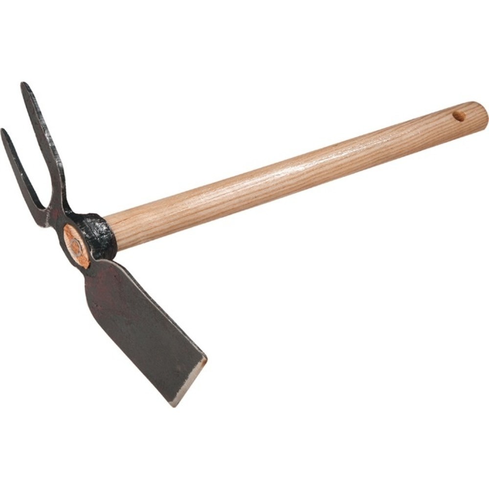 Illustration du produit: Petite serfouette l largeur x longueur 45 cm lame large et 2 dents FREUND VICTOR