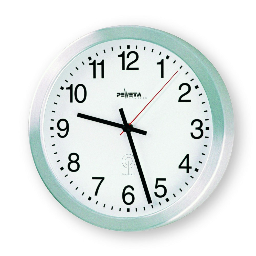 Produktabbildung: PEWETA Funk-Wanduhr DCF77 Typ 190, Ø 400 mm