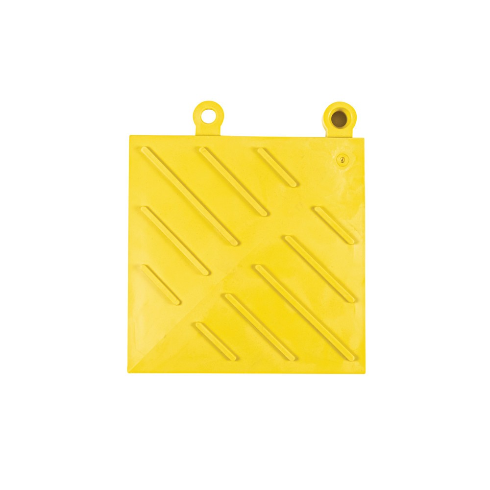 Produktabbildung Nr. 2: Pièce de coin pour système enfichable de plaque de sol, l x P 152 x 152 mm, jaune