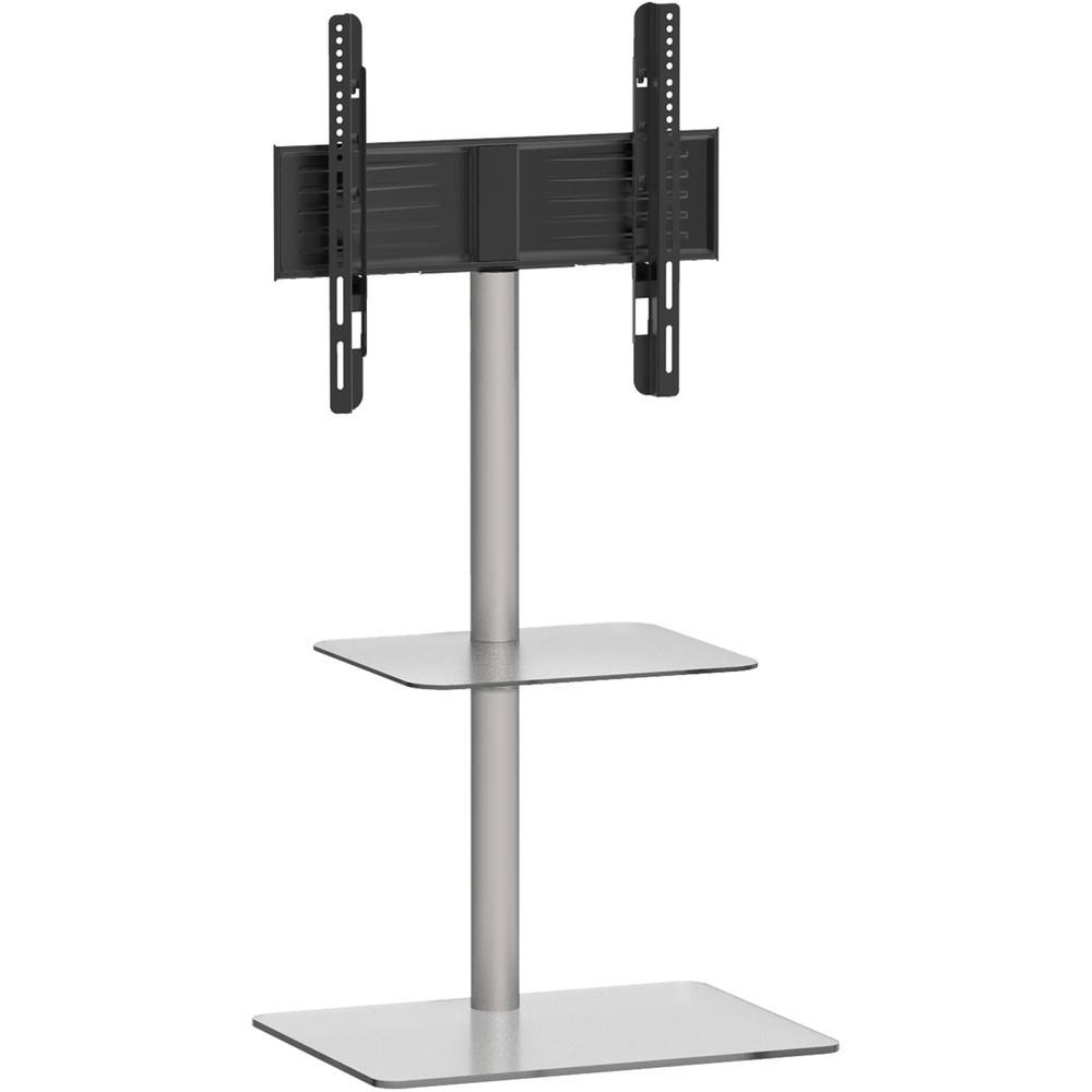 Produktabbildung Nr. 1: Pied TV Alani avec plateau intermédiaire, couleur argent