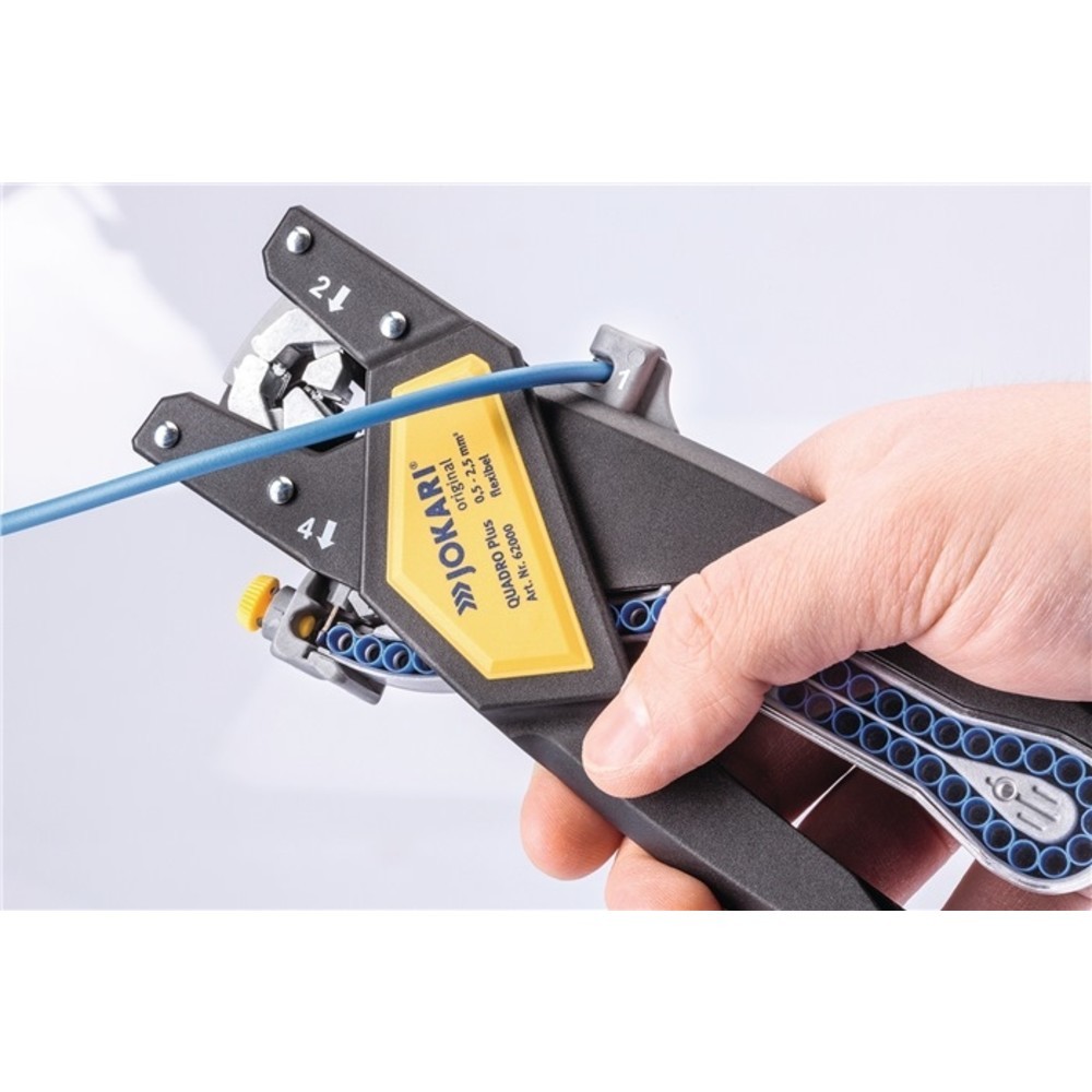 Produktabbildung Nr. 3: Pince à dénuder automatique QUADRO Plus longueur 259 mm 0,5-2,5 mm² JOKARI