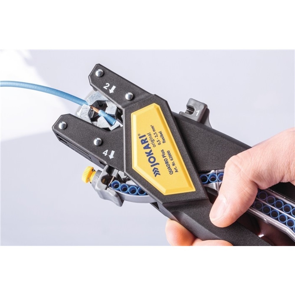 Produktabbildung Nr. 4: Pince à dénuder automatique QUADRO Plus longueur 259 mm 0,5-2,5 mm² JOKARI
