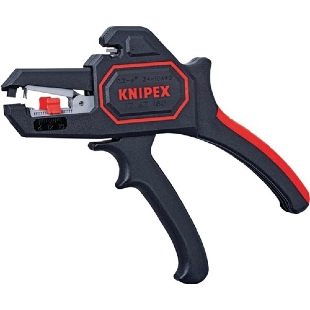 Illustration du produit: Pince à dénuder automatique longueur 180 mm 0,2-6 (AWG 24-10) mm² KNIPEX