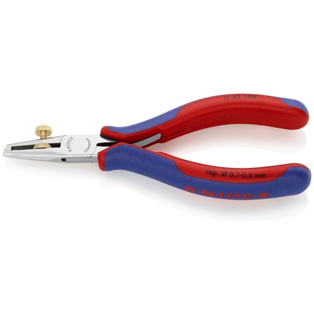 Illustration du produit: Pince à dénuder pour l'électronique longueur totale 140 mm zone de travail 0,1-0