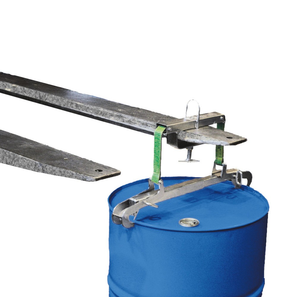 Illustration du produit: Préhenseur pour fûts, capacité de charge 250 kg, fût Ø 420-640 mm, galvanisé à chaud
