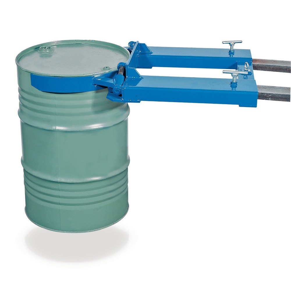 Illustration du produit: Agrafe de fûts, capacité de charge 350 kg, fûts à moulures de 200 litres