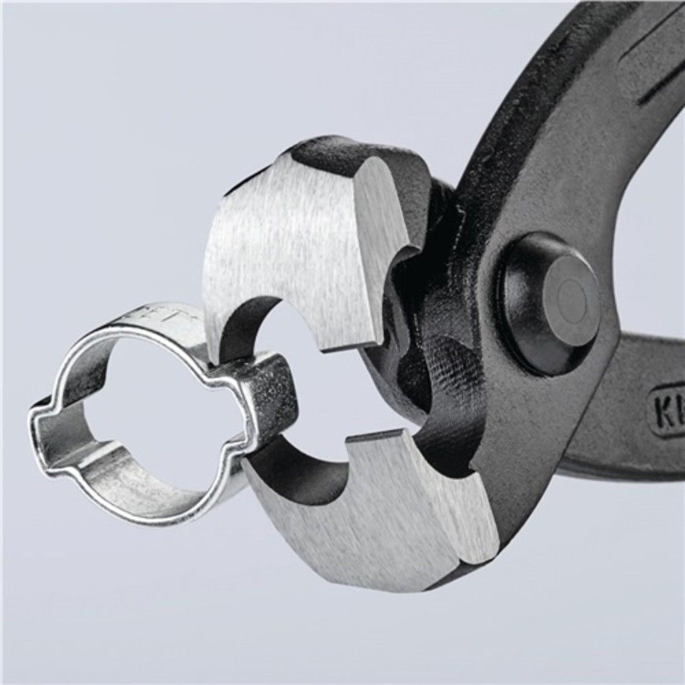 Produktabbildung Nr. 5: Pince pour tuyaux souples longueur totale 220 mm tête noire atramentée revêt. pl