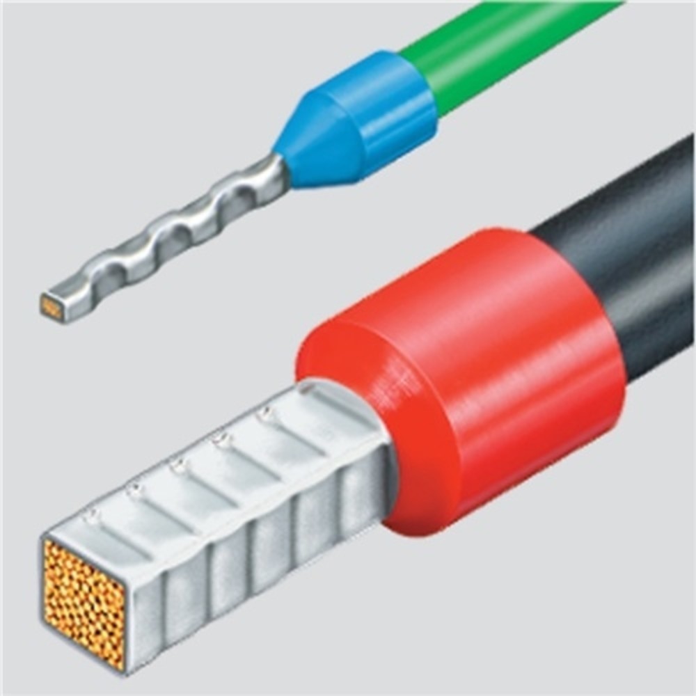 Produktabbildung Nr. 2: Pince à sertir longueur totale 190 mm 0,08-10,0 (AWG 28-7) mm² bruni gaines mult