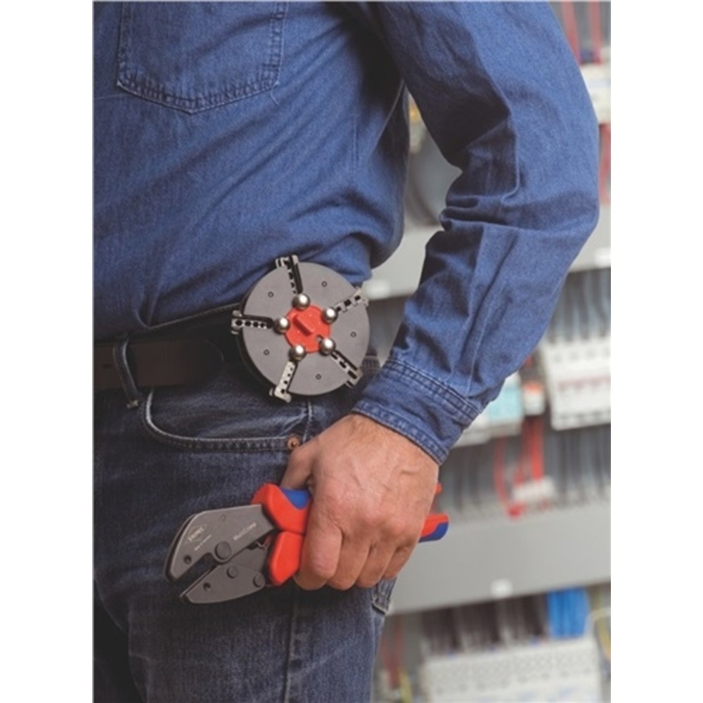 Produktabbildung Nr. 6: Pince à sertir MultiCrimp® longueur 250 mm 3 embouts de rechange KNIPEX