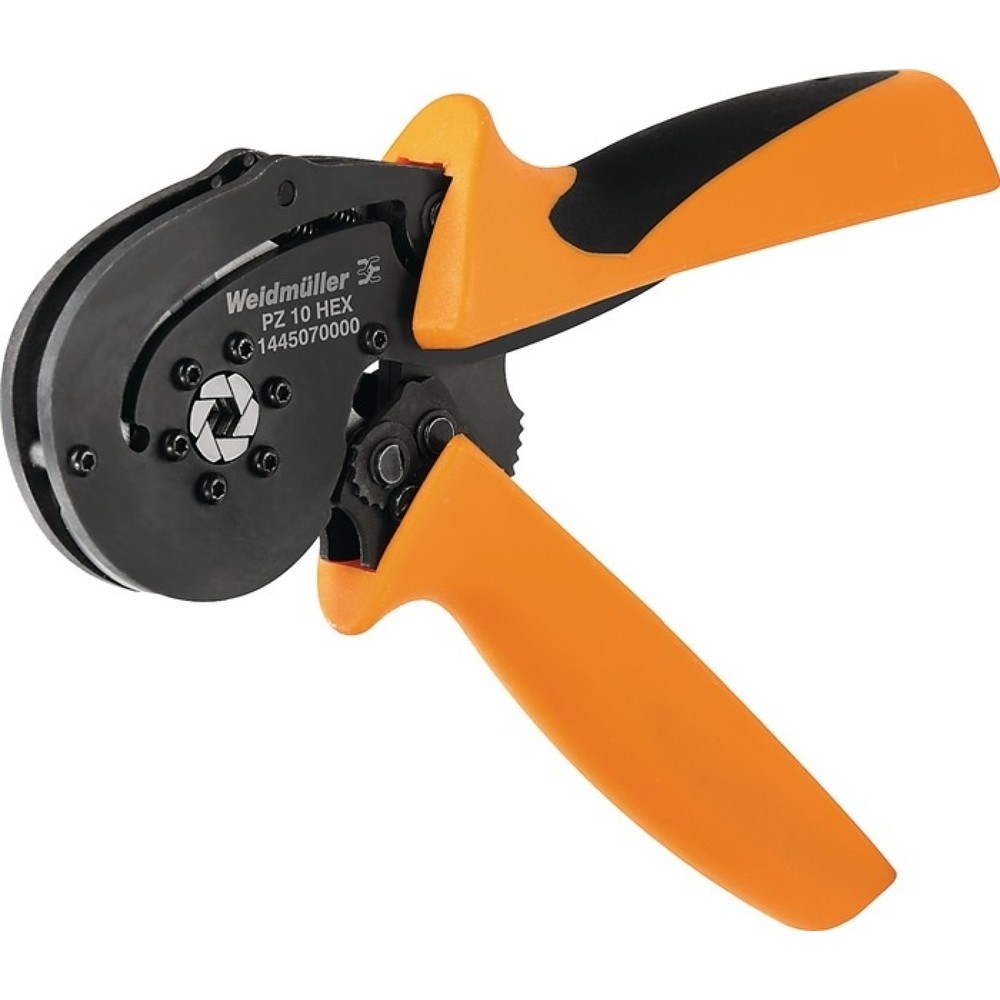 Produktabbildung Nr. 1: Pince à sertir PZ 10 HEX longueur 195 mm 0,14-10 (env. AWG 26... 8) mm² WEIDMÜLL