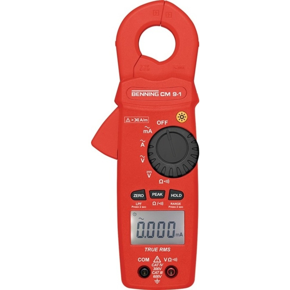 Illustration du produit: Pince à courant de fuite CM 9-1 plage de mesure 0,010 mA-60 A AC ouverture des p