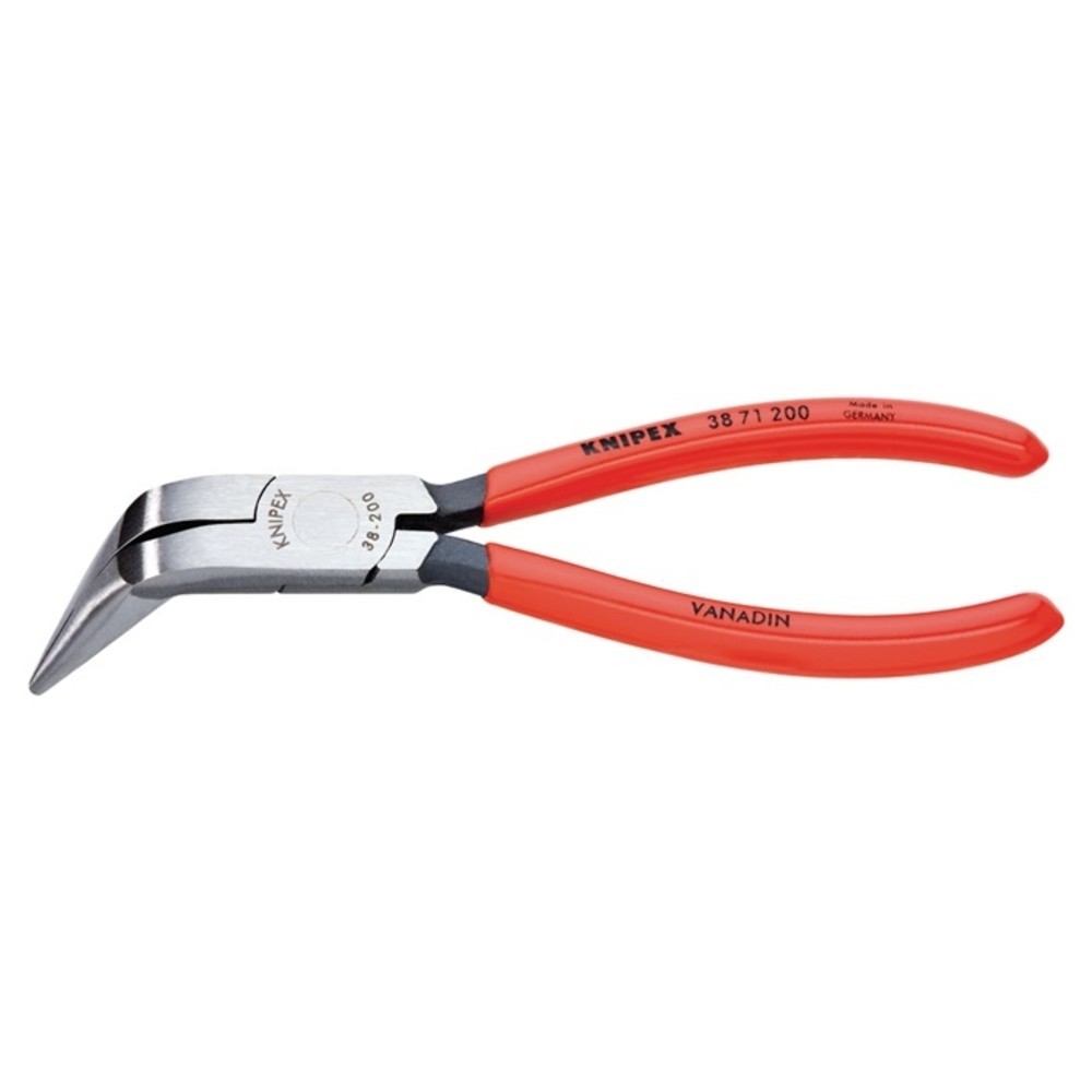 N° de l'image du produit 2 : Pince de mécanicien longueur 200 mm forme 7 coudé à 70 degr. revêtement en plast