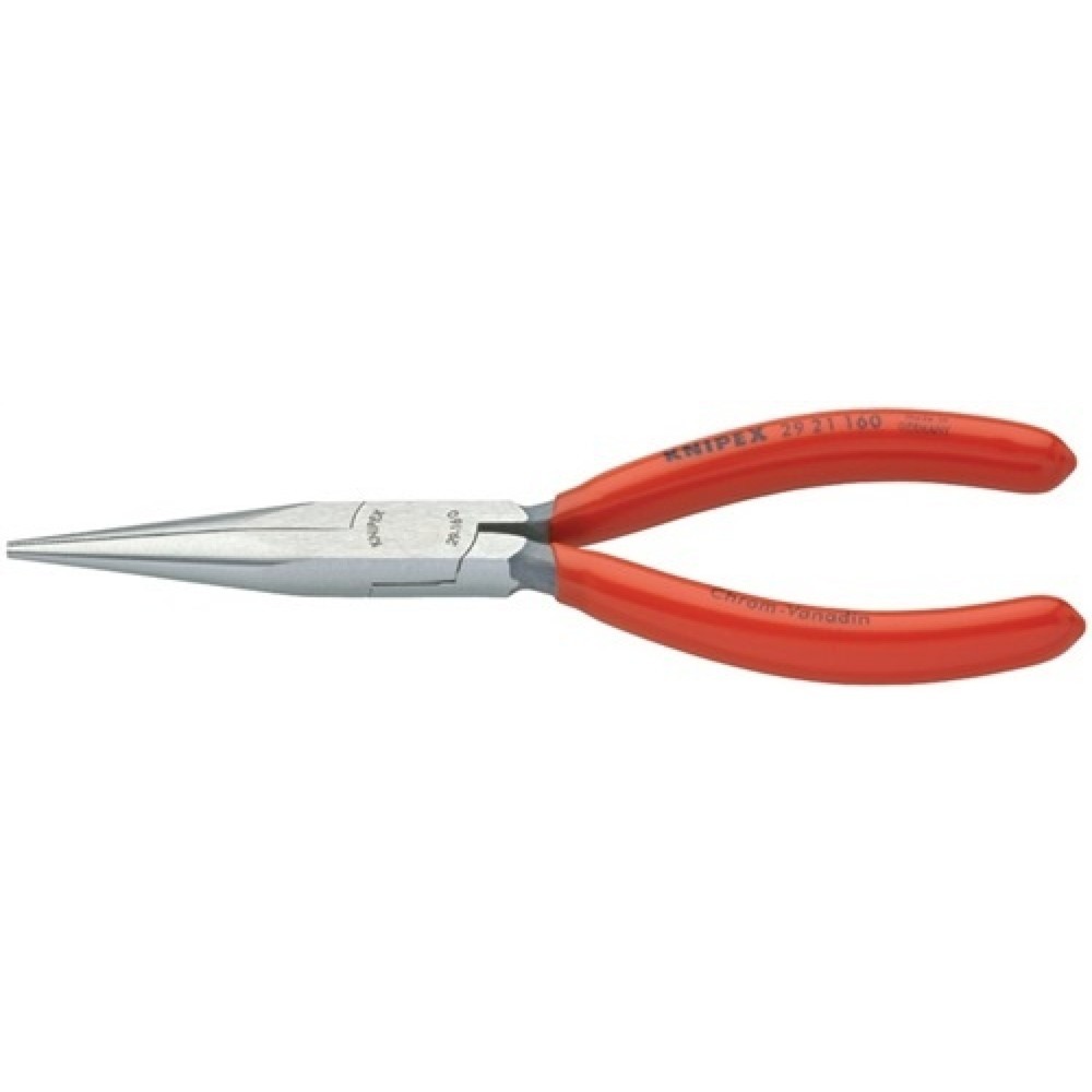 Illustration du produit: Pince téléphone longueur totale 160 mm poli revêt. en plastique rond plat KNIPEX