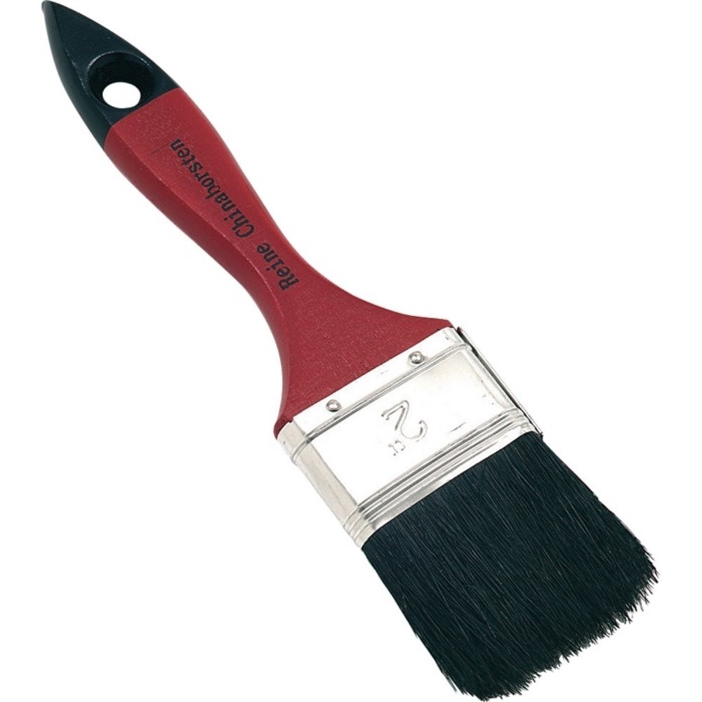 N° de l'image du produit 2 : Pinceau à laquer industriel taille en mm 50 2 po. soies mélangées noires industr