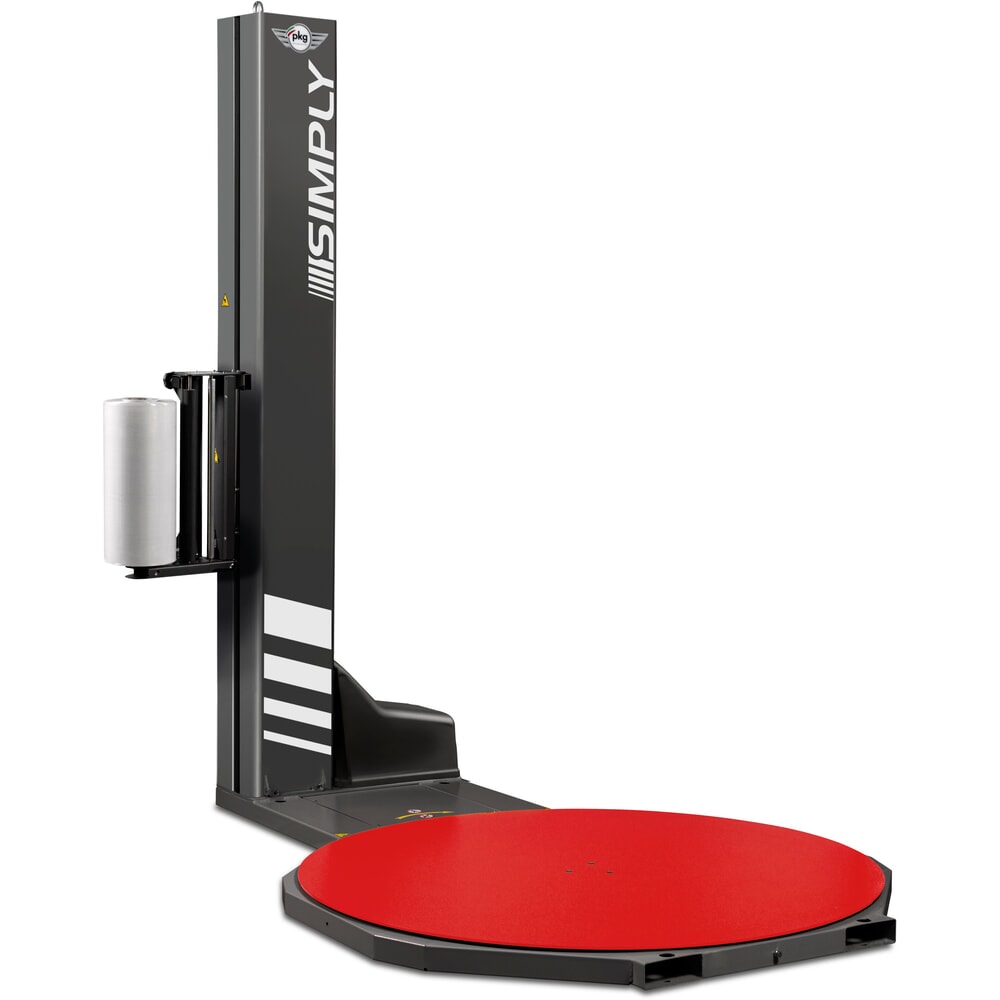 Produktabbildung: PKG Palettenwickler Simply, geschlossener Drehteller Ø 1.650 mm, mechanische Bremse