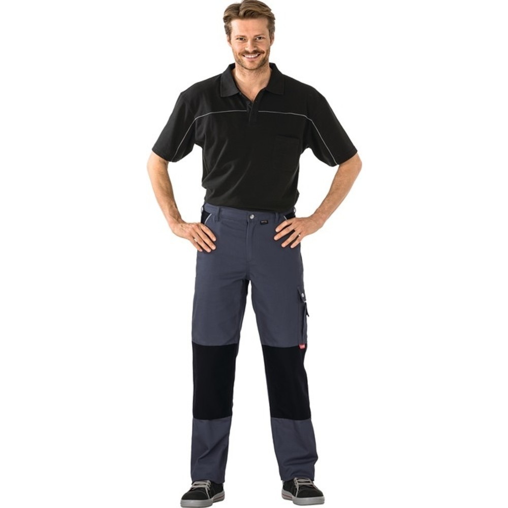 Produktabbildung: PLANAM Bundhose Canvas 320 Gr.50 grau/schwarz