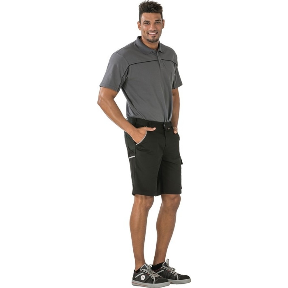 Produktabbildung: PLANAM Shorts Canvas 320 Gr.XXL schwarz/schwarz