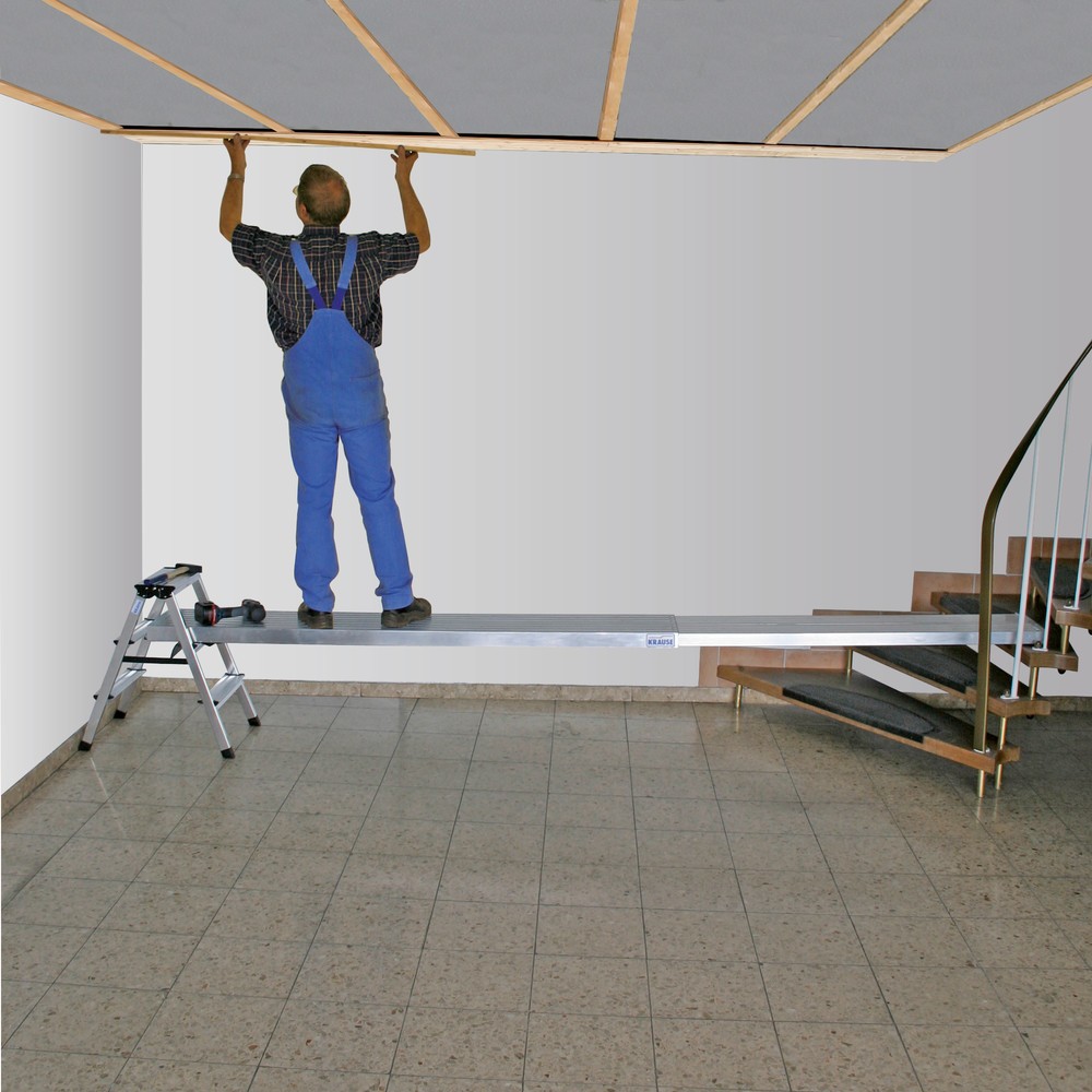Produktabbildung Nr. 2: Planche télescopique KRAUSE® avec revêtement antidérapant, longueur 2,04- 2,98 m