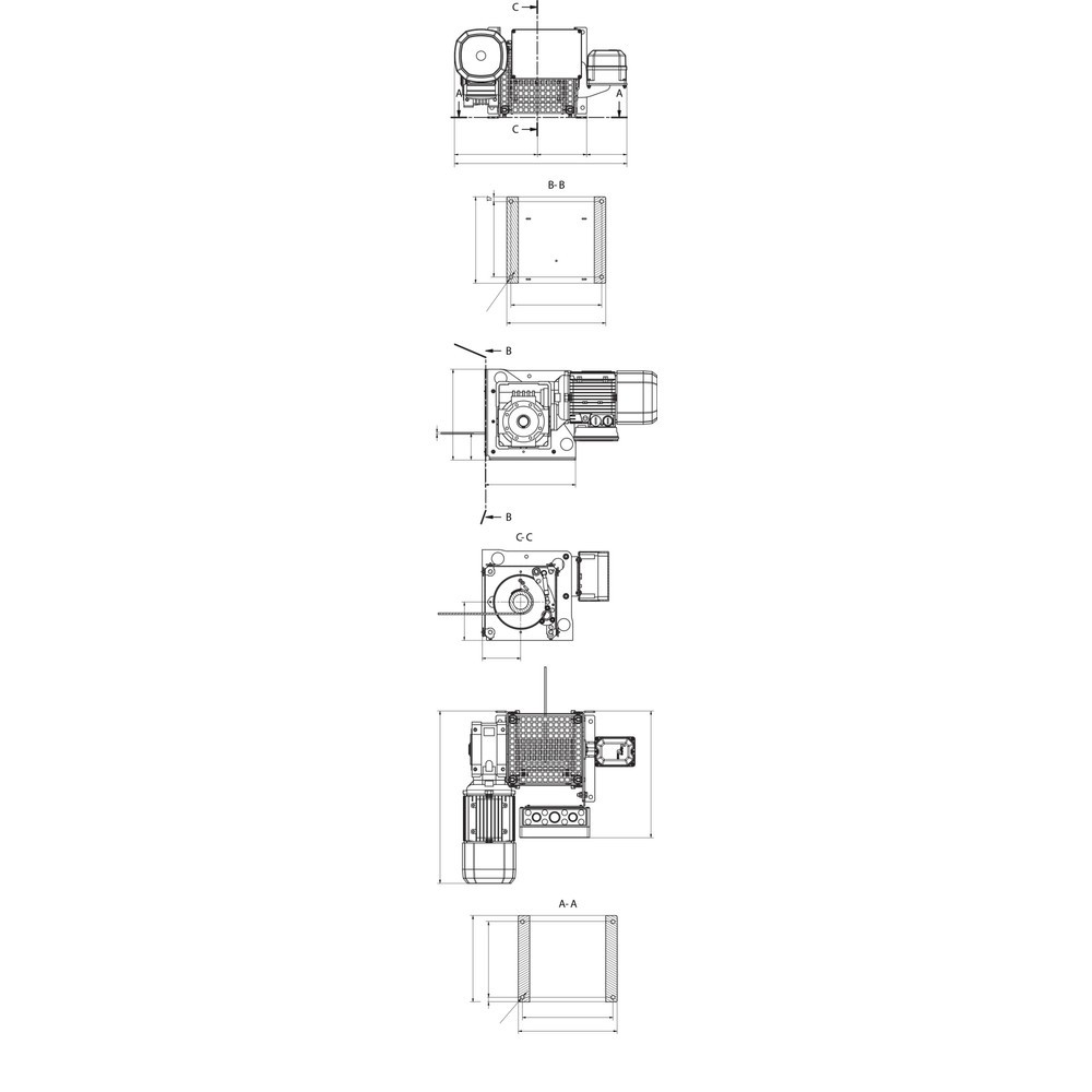 Produktabbildung Nr. 5: PLANETA Treuil électrique à câble Porty-II 500, longueur de câble 40 m