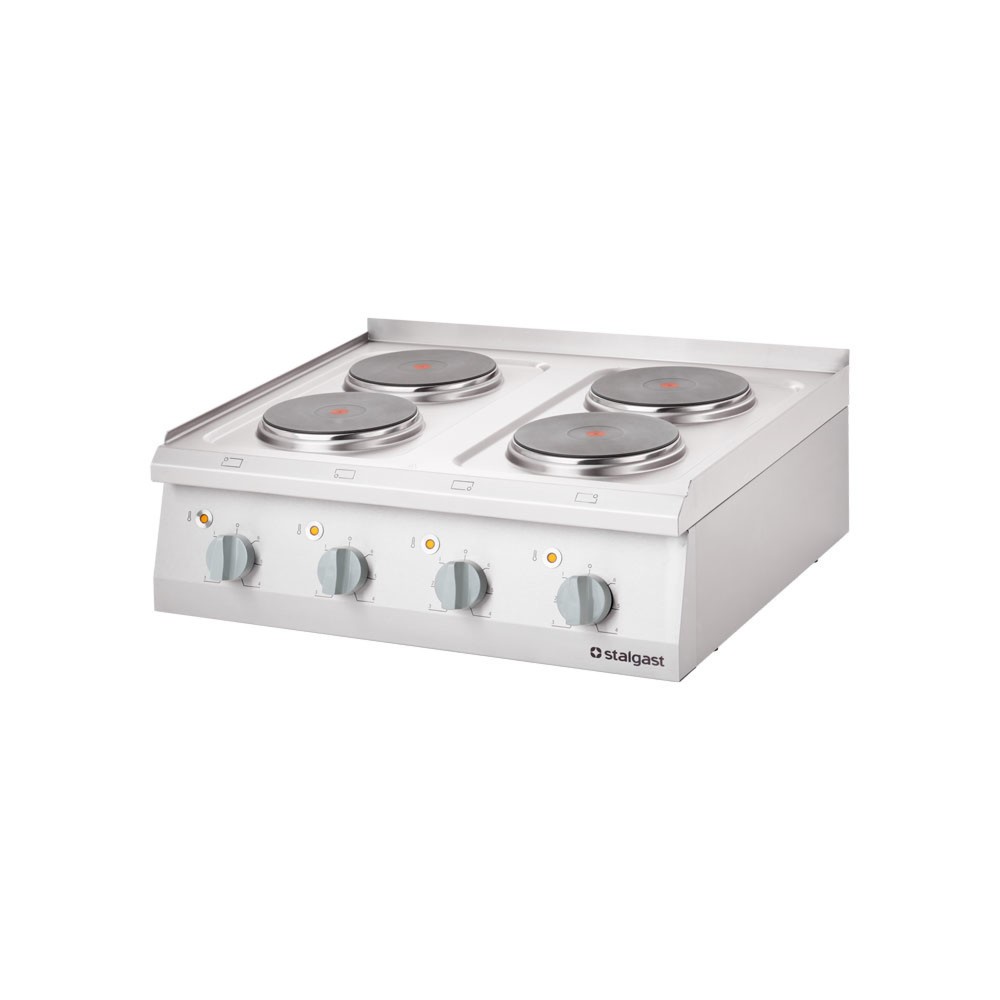 Produktabbildung Nr. 1: Plaque de cuisson électrique Stalgast à poser avec 4 plaques, Série 700 ND