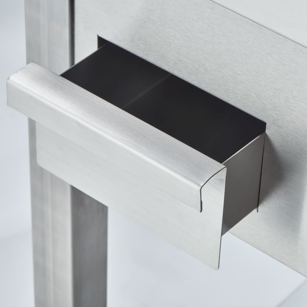 N° de l'image du produit 4 : Plaque de cuisson électrique Stalgast à poser - ½ lisse / ½ rainurée, base ouverte, 800 x 700 x 850 mm (L x P x H)