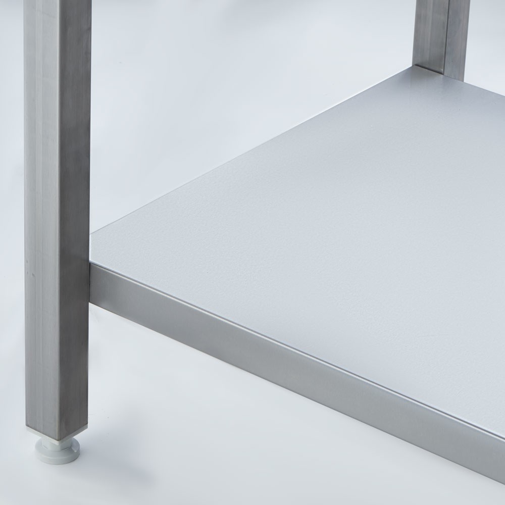 N° de l'image du produit 5 : Plaque de cuisson électrique Stalgast à poser - ½ lisse / ½ rainurée, base ouverte, 800 x 700 x 850 mm (L x P x H)