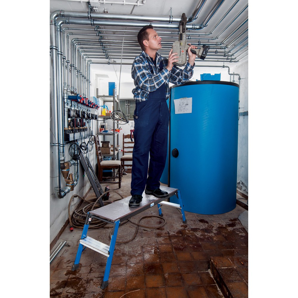 Produktabbildung Nr. 5: Plate-forme de travail pliable KRAUSE® en aluminium, hauteur déployée 0,45 m