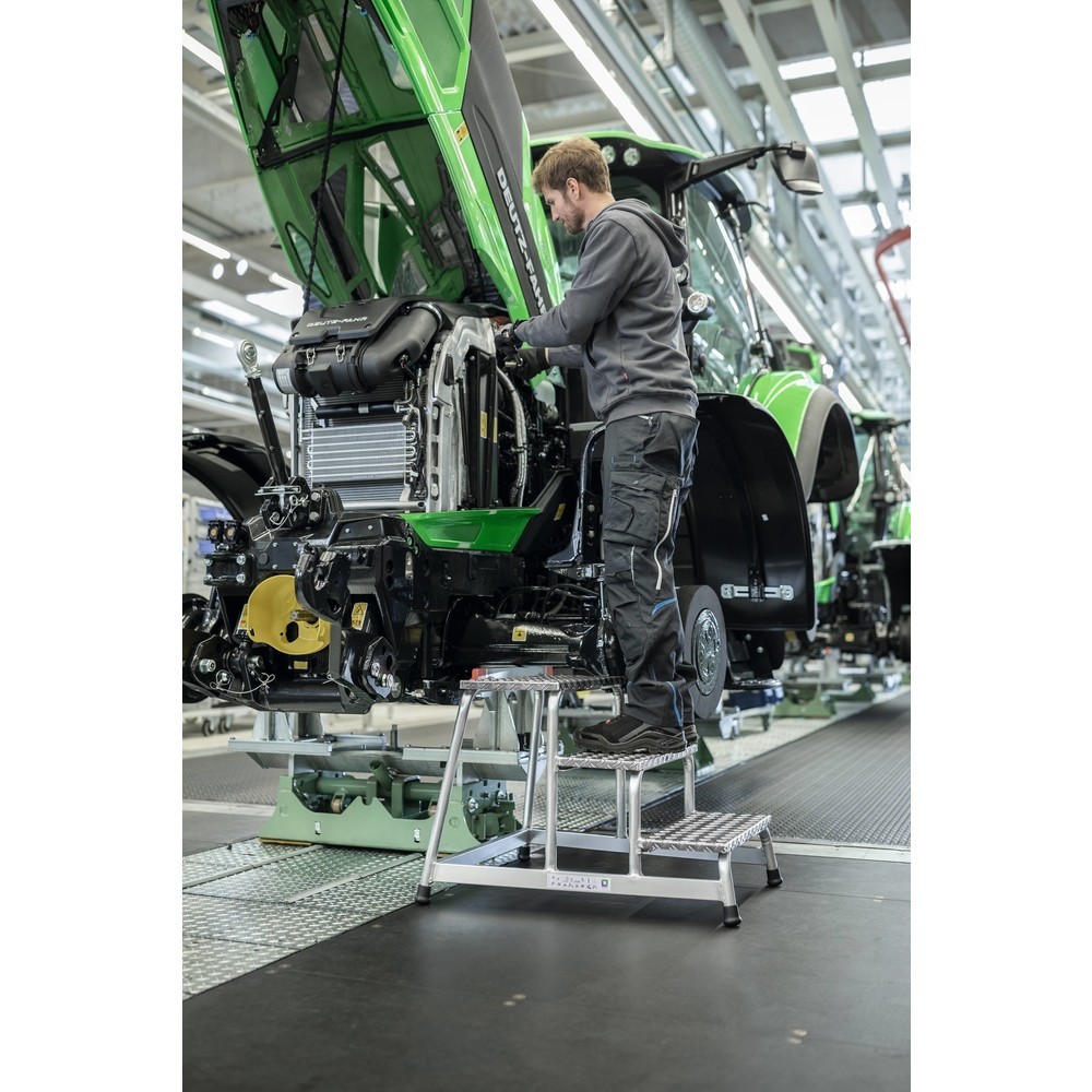 Produktabbildung Nr. 2: Piédestal en feuille de verrue en aluminium rigide 1 niveau
