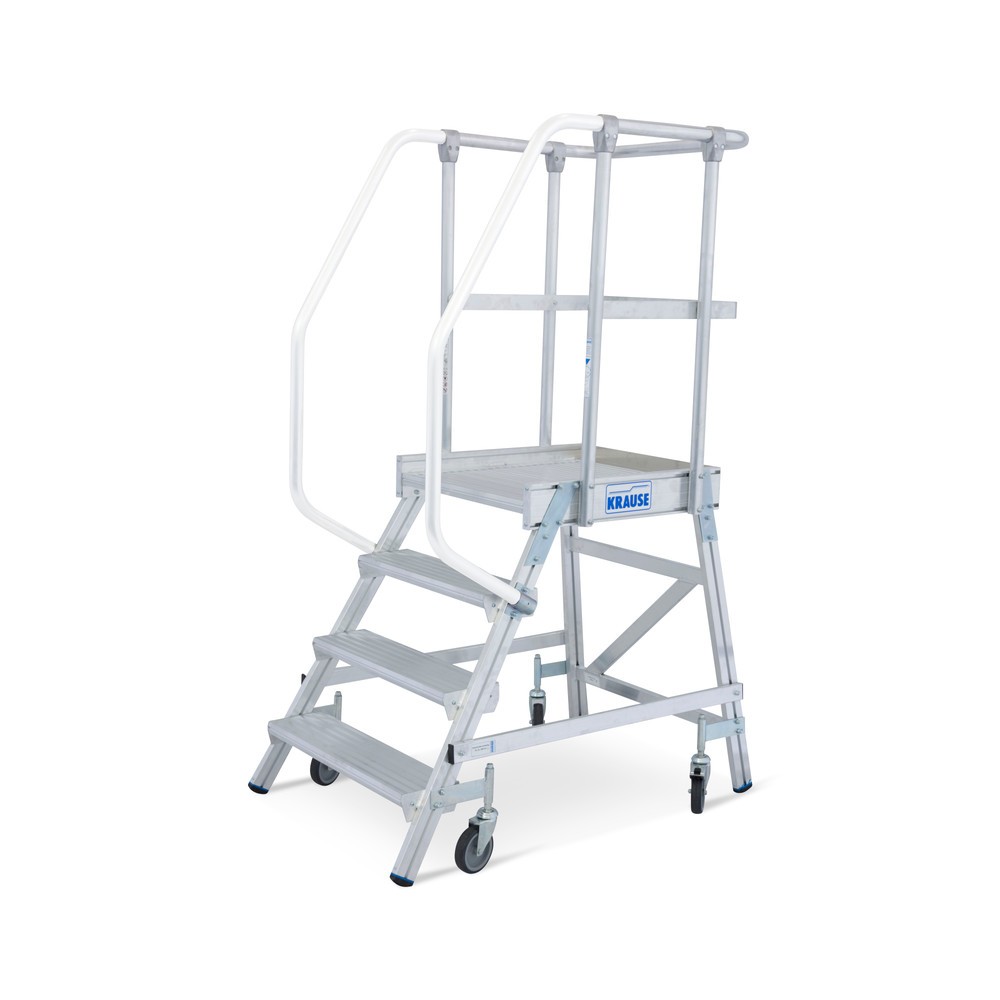 Produktabbildung Nr. 1: Échelle à plate-forme KRAUSE®, mobile, hauteur déployée 0,95 m