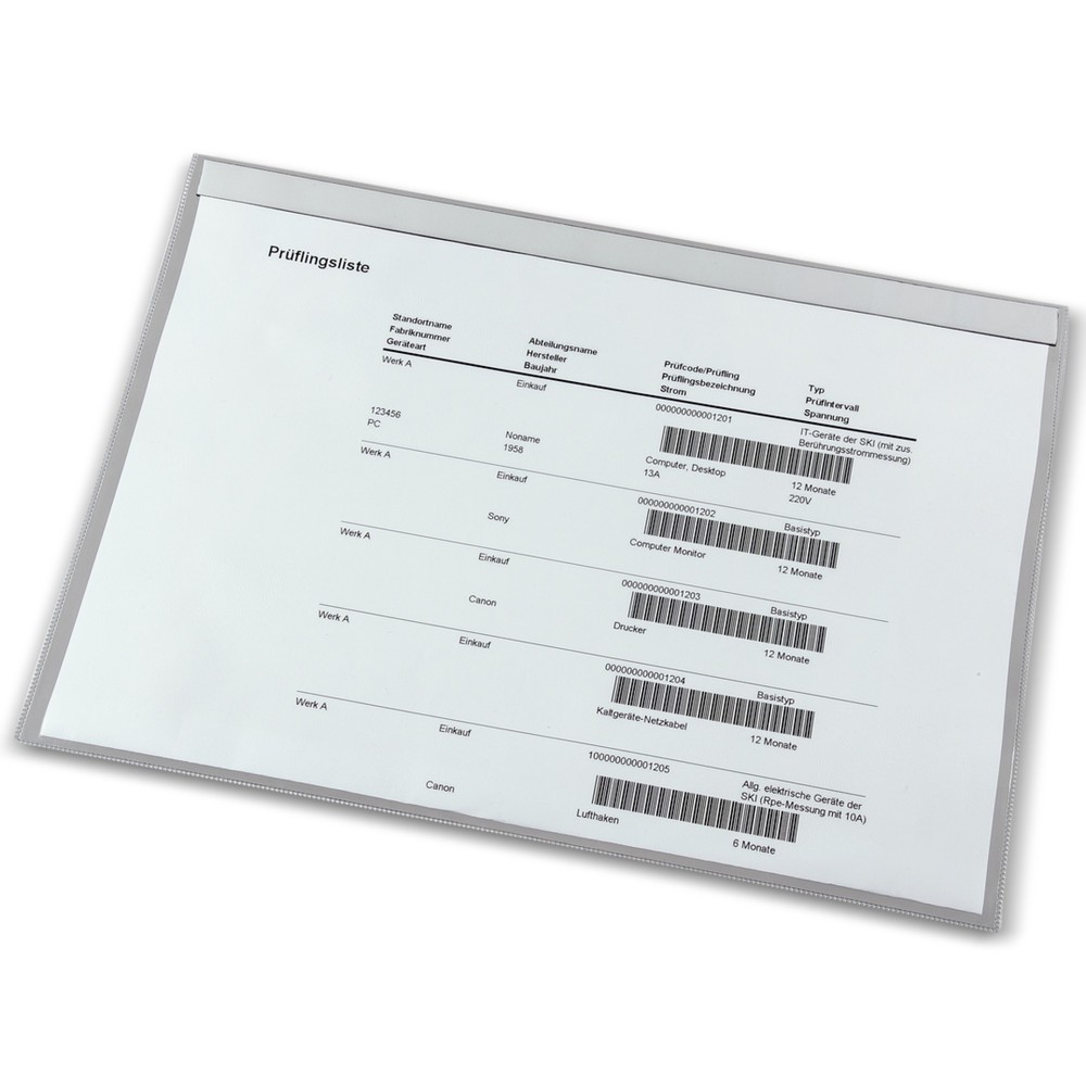 Illustration du produit: Pochette magnétique porte-documents DIN A3, format paysage, transparente, 10 pces/UV