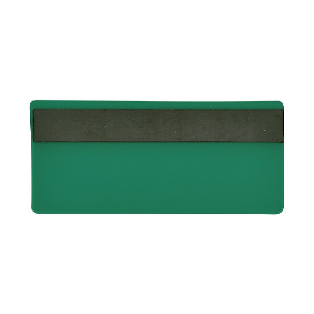 Produktabbildung Nr. 2: Poches magnétiques, Hxl 50 x 110 mm, insertion par en haut, 50 pcs/UV, vertes
