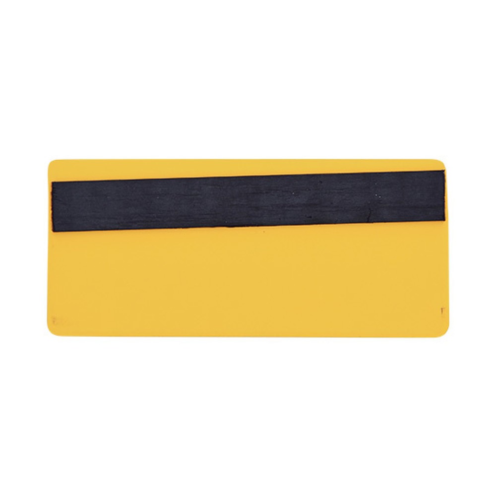 Produktabbildung Nr. 2: Poches magnétiques, Hxl 50 x 110 mm, insertion par en haut, 50 pcs/UV, jaunes