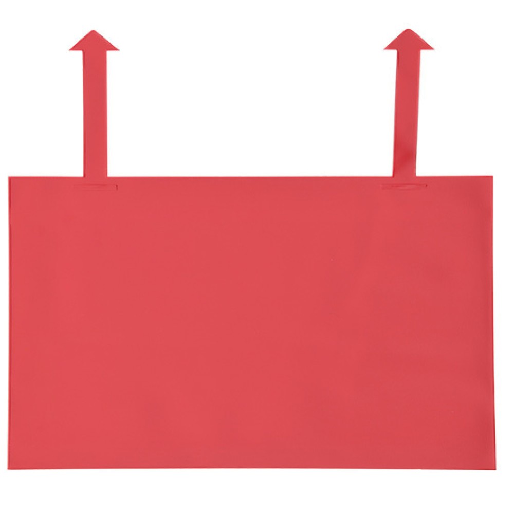 Produktabbildung Nr. 2: Poches pour caisses-palettes avec languettes, 50 pcs/UV, DIN A4 portrait, rouges