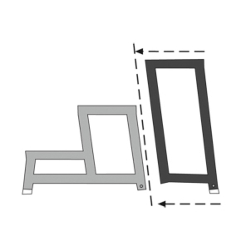 Produktabbildung Nr. 2: Podium de travail ZARGES, module C, hauteur de travail 600 mm
