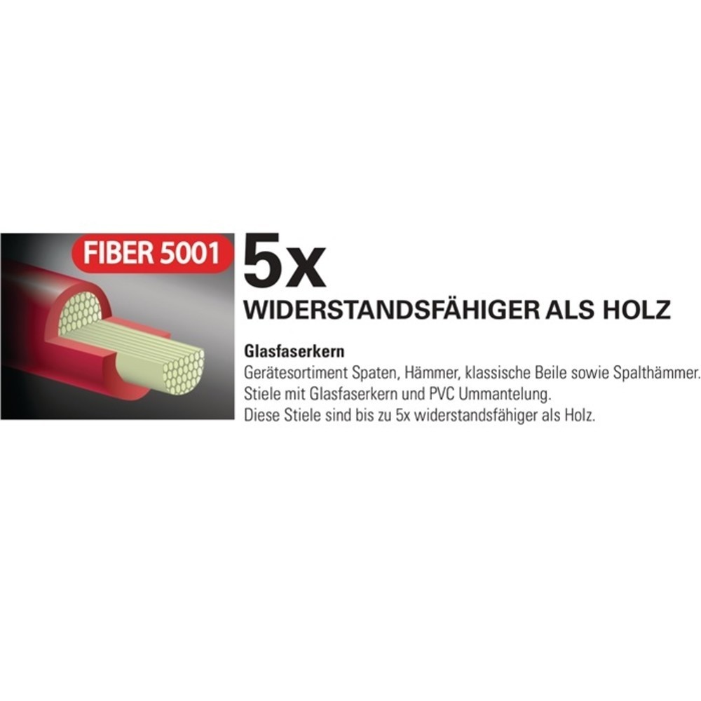 Produktabbildung Nr. 2: POLET Drainierspaten Fiber 5001 380x140mm 850mm m.T-Griff