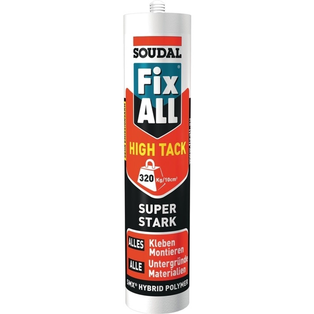 Illustration du produit: Cartouche polymère hybride SOUDAL 1K fixe toutes les cartouches HT transp.305 g