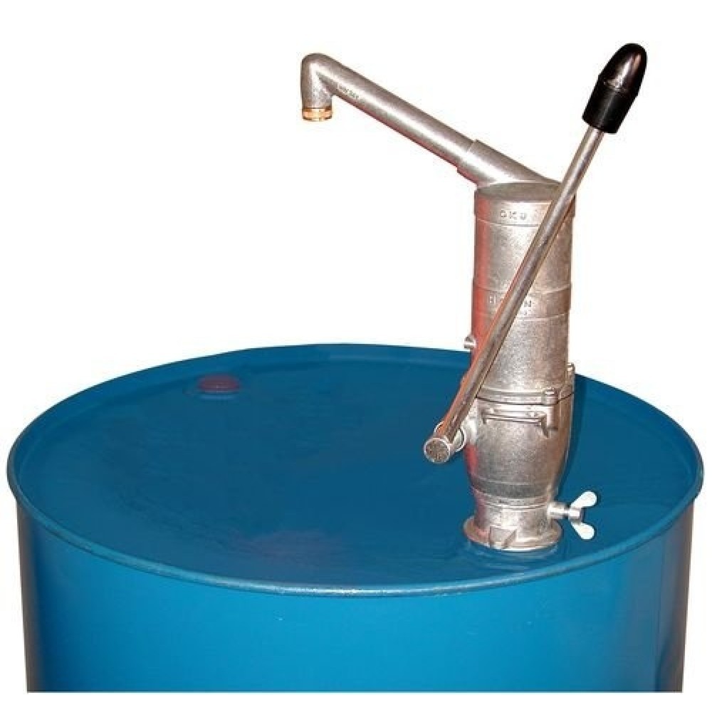 Illustration du produit: Pompe à tambour moulé sous pression, pour huiles jusqu'à SAE 80, profondeur d'immersion 840 mm