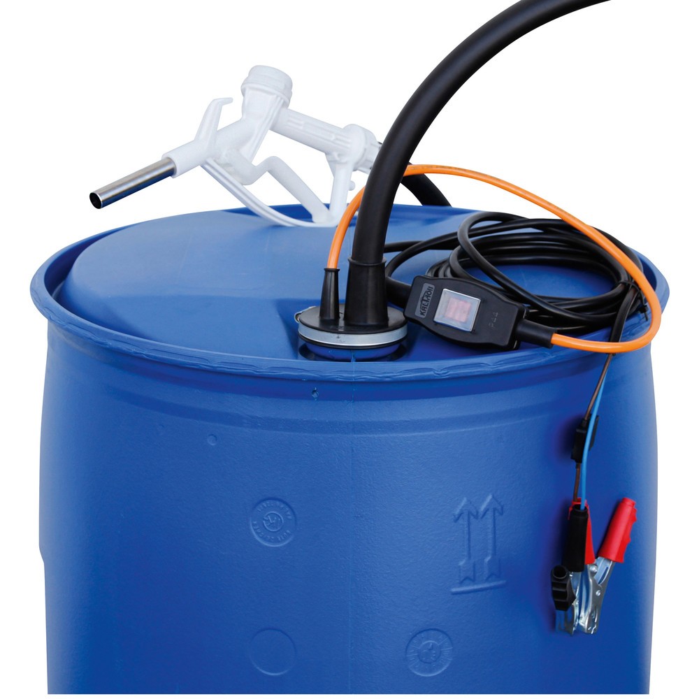 Produktabbildung Nr. 1: Pompe électrique CEMO combinée diesel/AdBlue®, commutateur + pince crocodiles