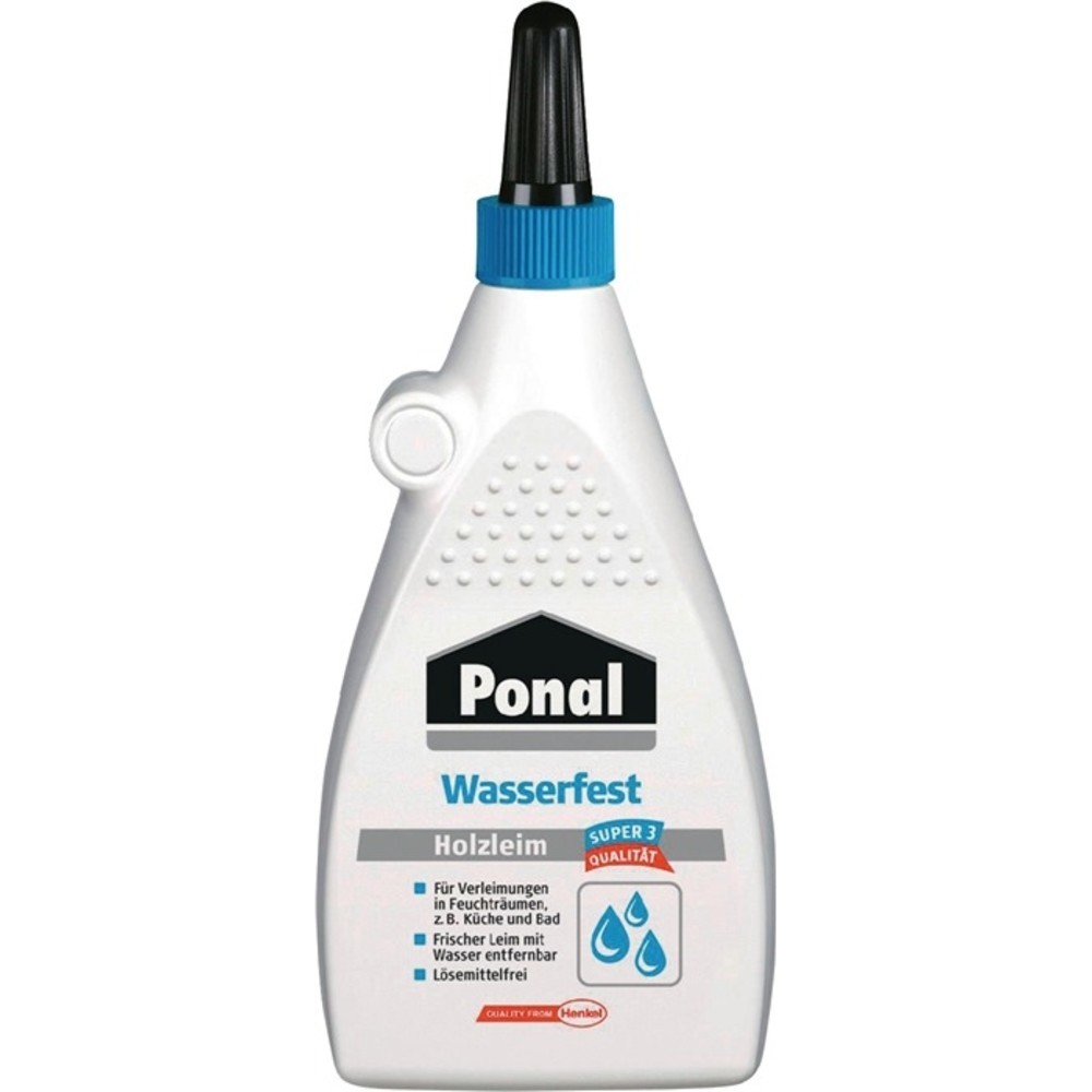 Produktabbildung Nr. 2: PONAL Holzleim Wasserfest/Super 3 225g EN 204: D3 Flasche