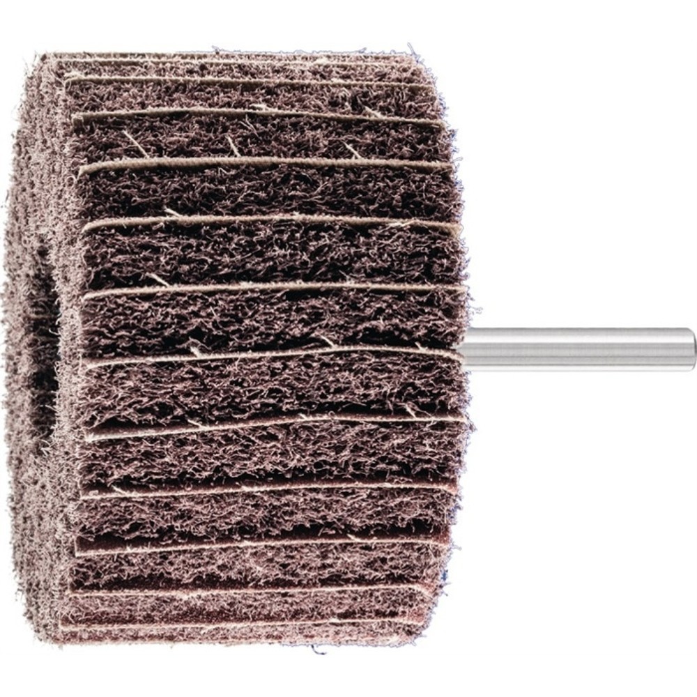 Illustration du produit: Roue à lamelles POLINOX® PNZ D.40xH20 mm granulation 180 combinaison non-tissé/c