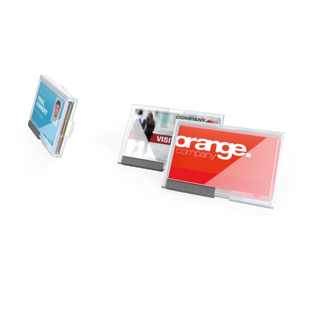 Produktabbildung Nr. 1: Porte-badge coulissant DURABLE Mono pour une carte d’entreprise