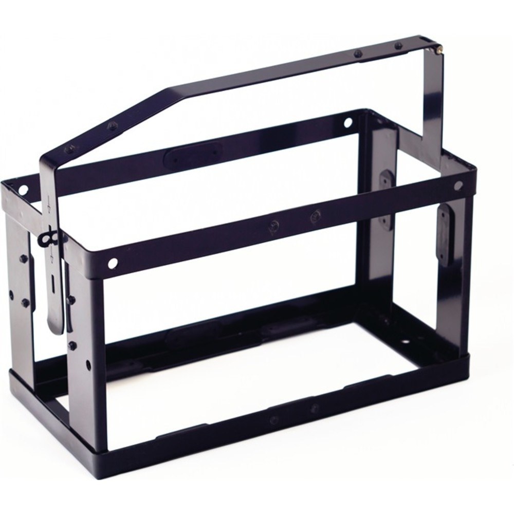 Produktabbildung Nr. 2: Support pour bidon L. 370 mm l. 185 mm H. 300 mm noir foncé RAL 9005 2,3 kg VALP