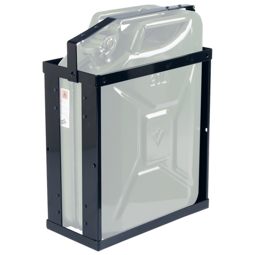 Illustration du produit: Support pour bidon L. 370 mm l. 185 mm H. 300 mm noir foncé RAL 9005 2,3 kg VALP