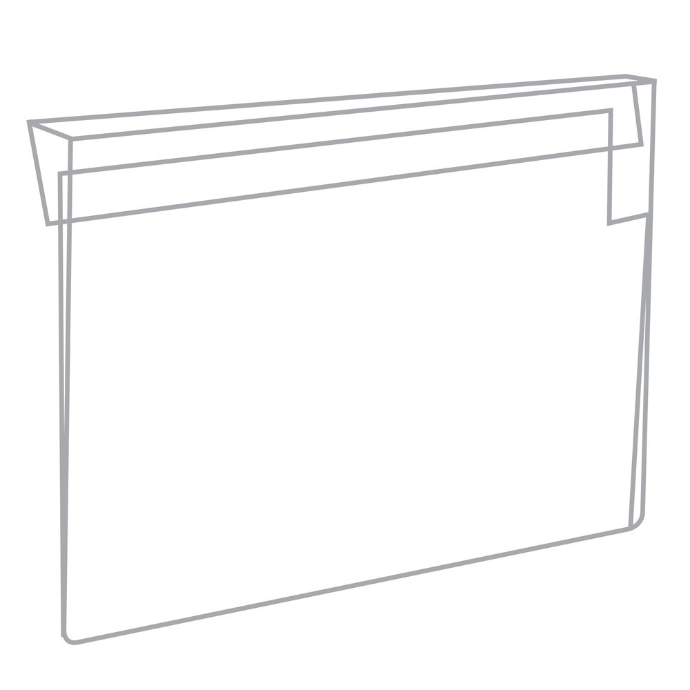 Produktabbildung Nr. 2: Pochette de marquage pour cadre rehausseur, 100 pces/unité de vente, DIN A5, insertion latérale, transparente