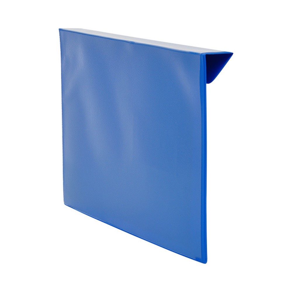 Produktabbildung Nr. 1: Pochette de marquage pour cadre rehausseur, 100 pces/unité de vente, DIN A5, insertion latérale, bleu