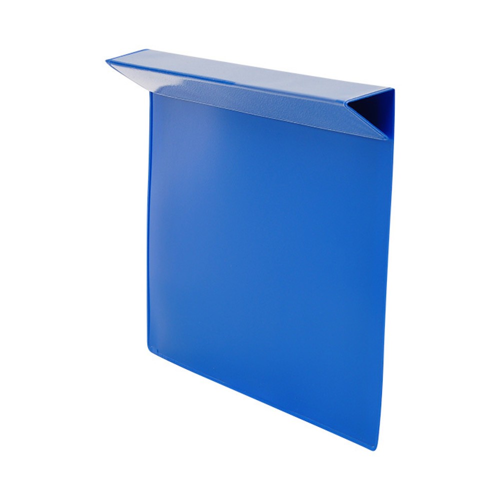 Produktabbildung Nr. 2: Pochette de marquage pour cadre rehausseur, 100 pces/unité de vente, DIN A5, insertion latérale, bleu