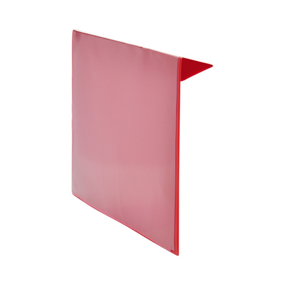 Produktabbildung Nr. 1: Pochette d’identification pour rehausseur, 100 pcs/UV, DIN A5, insertion par le côté, rouge