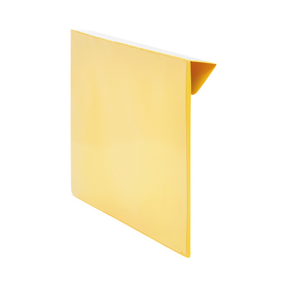 N° de l'image du produit 1 : Pochette d’identification pour rehausseur, 100 pcs/UV, DIN A5, insertion par le côté, jaune